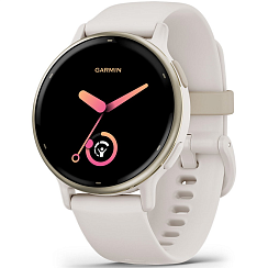 Смарт-часы Garmin Vivoactive 5 AMOLED кремовый/силикон