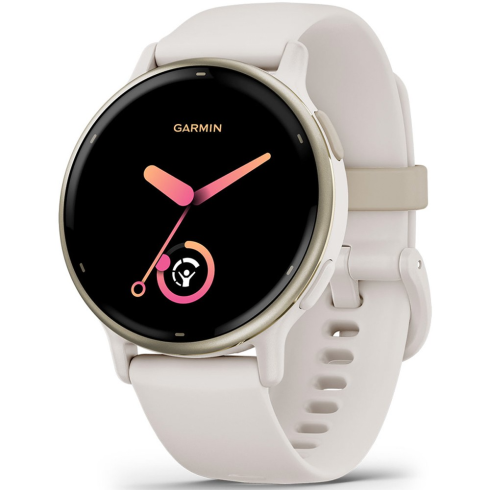 Смарт-часы Garmin Vivoactive 5 AMOLED кремовый/силикон фото 1