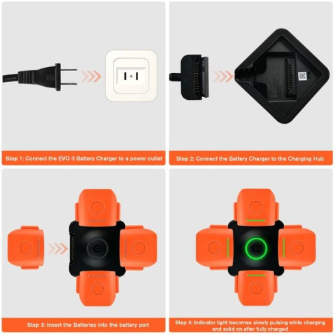 Зарядный хаб Autel Robotics EVO II Battery Charging Hub фото 9