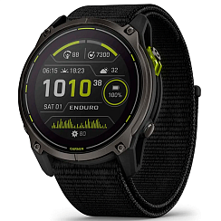 Смарт-часы Garmin Enduro 3 51 мм AMOLED стекло/стальной, черный