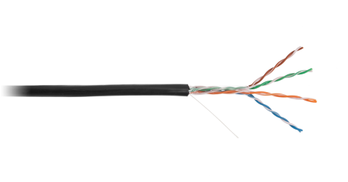 Кабель сетевой UTP Cat5e NETLAN внешний, Сu, PE, 305м фото 2