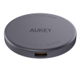 Беспроводное зарядное устройство Aukey LC-MC10 MagFusion Aura USB Type-C серый фото 3