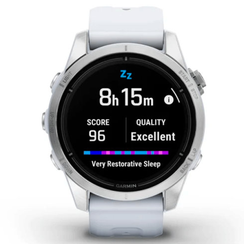 Смарт-часы Garmin Epix Gen 2 Pro 42 мм AMOLED стекло/белый, силикон фото 4