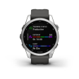 Смарт-часы Garmin Fenix 7S серебро/графит, силикон фото 5
