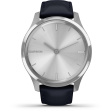 Смарт-часы Garmin Vivomove Luxe серебряный/синий фото 2
