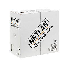 Кабель сетевой FTP Cat5e NETLAN внешний, Сu, PE, 305 м