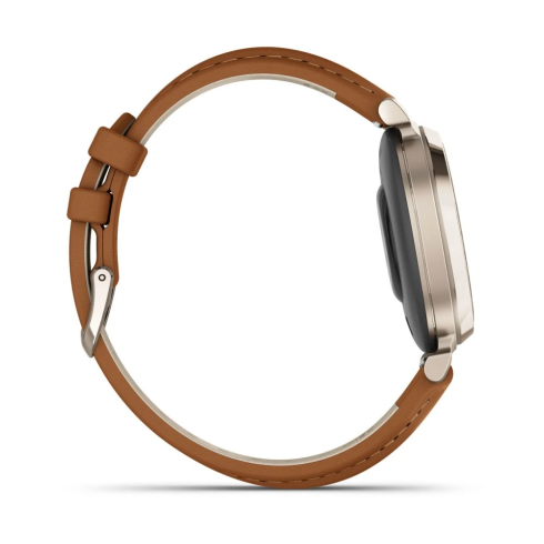 Смарт-часы Garmin Lily 2, стекло/алюминий, коричневый/кожа фото 8