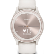 Смарт-часы Garmin Vivomove Sport, стекло/полимер, бежевые/силикон фото 3