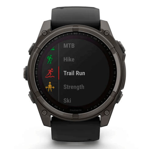 Смарт-часы Garmin Fenix 8 51 мм Solar сапфир/темно-серый, силикон фото 5