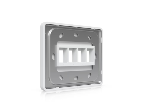 Панель Ubiquiti Universal Paintable Keystone Wall Plate, 4-Pack (4-Port) фото 4
