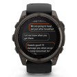 Смарт-часы Garmin Fenix 8 51 мм Solar сапфир/темно-серый, силикон фото 8