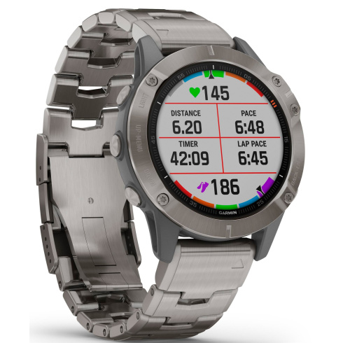 Смарт-часы Garmin Fenix 6 Sapphire титан фото 10