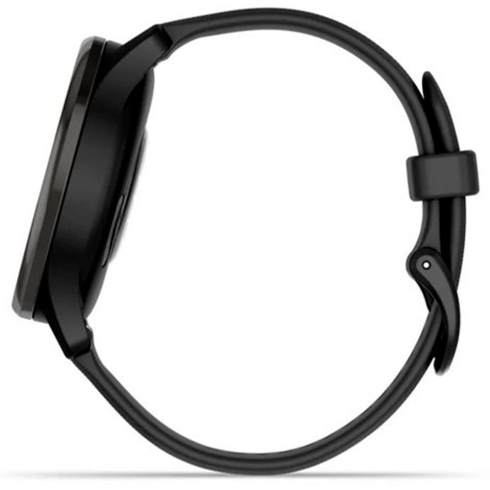 Смарт-часы Garmin Vivomove Trend, стекло/полимер, темный/черный силикон фото 4