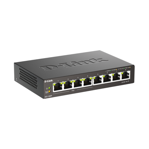 PoE коммутатор D-Link DGS-1008P/F3A фото 2