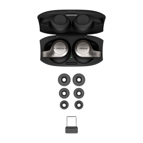 Гарнитура Jabra Evolve 65t Titanium Black MS  фото 3