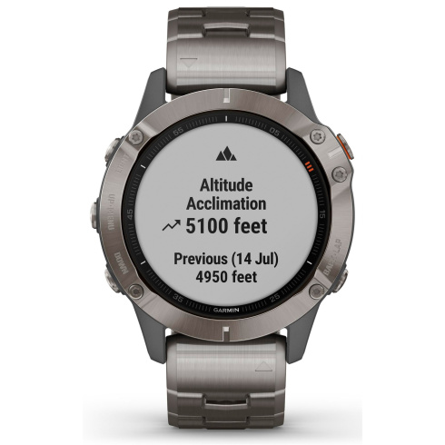 Смарт-часы Garmin Fenix 6 Sapphire титан фото 9