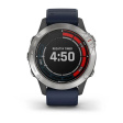 Смарт-часы Garmin Quatix 6 серый/синий фото 1