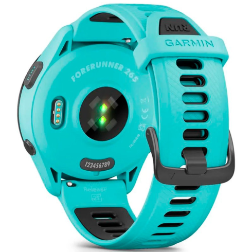 Смарт-часы Garmin Forerunner 265 бирюзовые/силикон фото 7