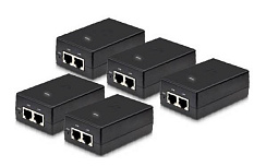 Комплект PoE-адаптеров Ubiquiti POE-24 12W 0.5A Gigabit 5 pack