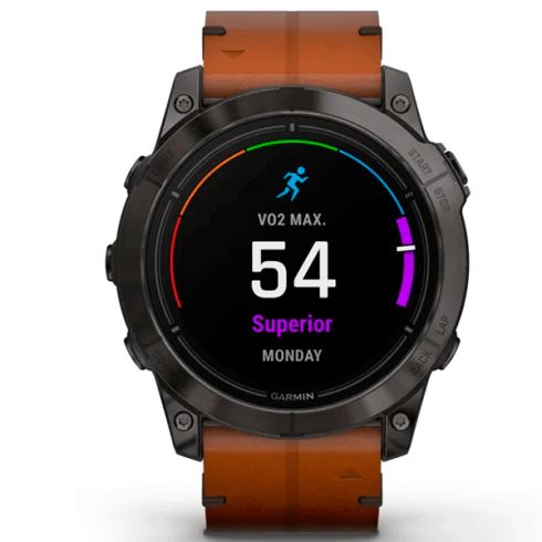 Смарт-часы Garmin Epix Gen 2 Pro 51 мм AMOLED сапфир/темный, кожа фото 9