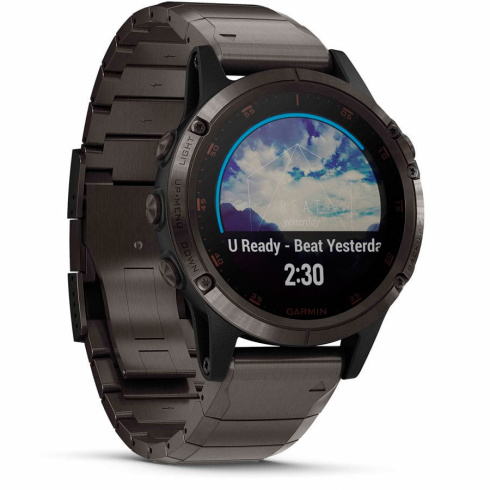 Смарт-часы Garmin Fenix 5 Plus Sapphire титан фото 5