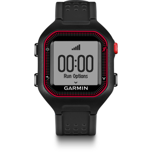 Смарт-часы Garmin Forerunner 25 Large черный/красный фото 4
