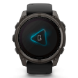 Смарт-часы Garmin Fenix 8 51 мм Solar сапфир/темно-серый, силикон фото 4