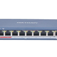 PoE коммутатор Hikvision 8 Port Fast Ethernet Unmanaged POE Switch фото 1