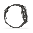 Смарт-часы Garmin Fenix 7S серебро/графит, силикон фото 3