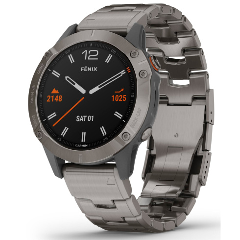 Смарт-часы Garmin Fenix 6 Sapphire титан фото 23