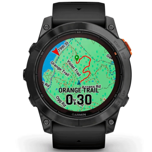 Смарт-часы Garmin Fenix 7X Pro 51 мм Solar стекло/темный, силикон фото 6
