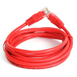 Патч-кабель EuroLan UTP Cat5e 3м красный