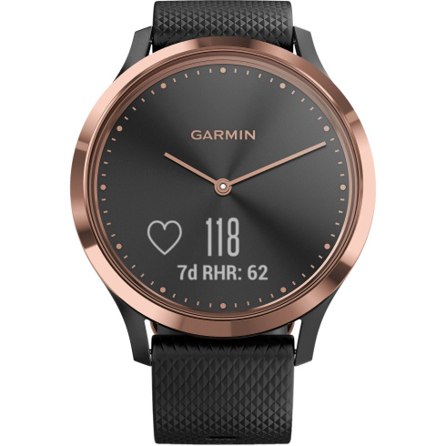 Смарт-часы Garmin Vivomove HR S/M без GPS золотой/черный
