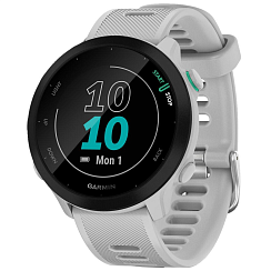 Смарт-часы Garmin Forerunner 55 белые/силикон
