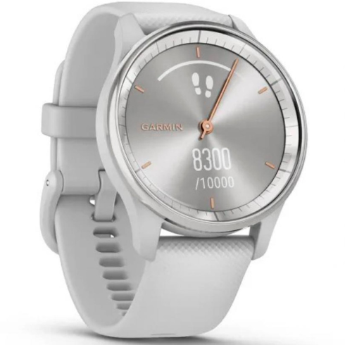 Смарт-часы Garmin Vivomove Trend, стекло/полимер, серебристый/серый силикон фото 3