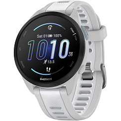 Смарт-часы Garmin Forerunner 165 Music AMOLED белые/силикон