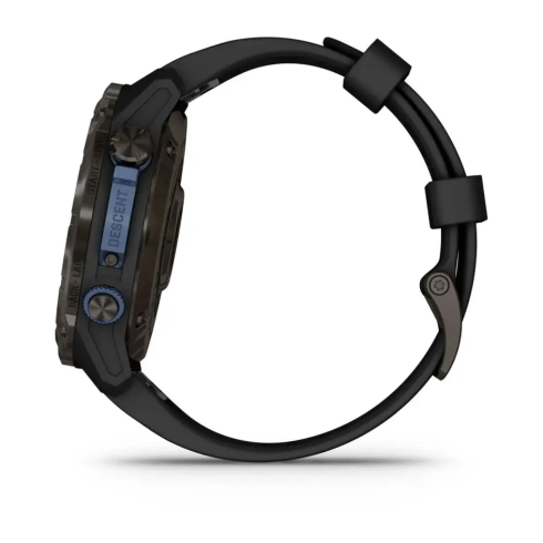 Смарт-часы Garmin Descent Mk3i 51 мм AMOLED сапфир/карбоново-серый DLC титан, черный силикон фото 4