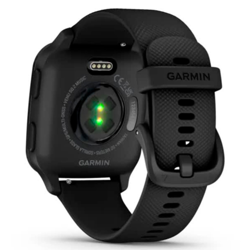 Смарт-часы Garmin Venu Sq 2 Music 40 мм AMOLED черный/силикон фото 8