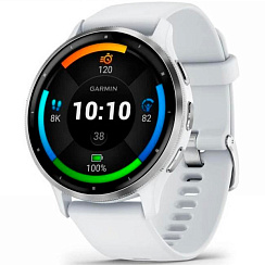 Смарт-часы Garmin Venu 3 45 мм AMOLED белый/силикон