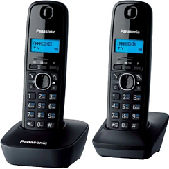 Беспроводной телефон DECT Panasonic (Black) 2 шт.
