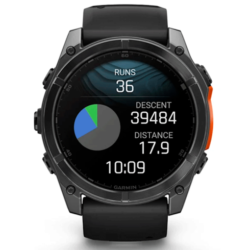 Смарт-часы Garmin Fenix 8 51 мм AMOLED стекло/черный, силикон фото 8
