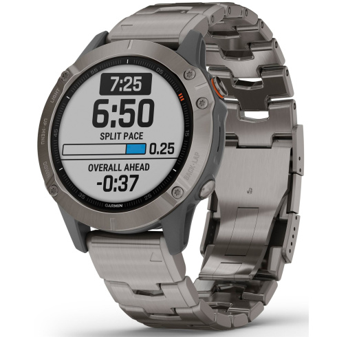 Смарт-часы Garmin Fenix 6 Sapphire титан фото 18
