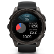Смарт-часы Garmin Fenix 8 51 мм AMOLED сапфир/темно-серый, силикон фото 10