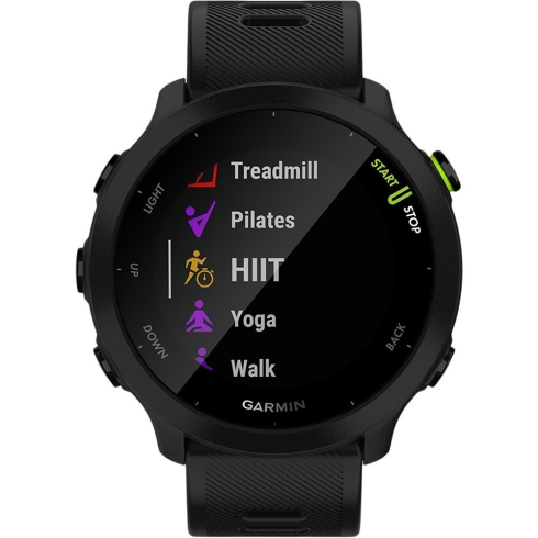 Смарт-часы Garmin Forerunner 55 черные/силикон фото 3