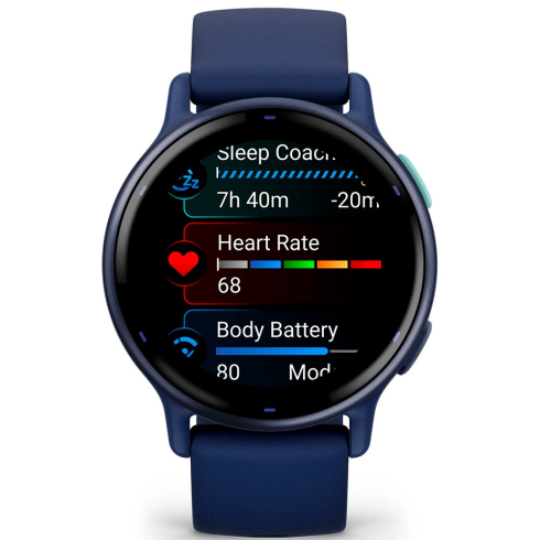 Смарт-часы Garmin Vivoactive 5 AMOLED синий/силикон фото 2