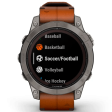 Смарт-часы Garmin Fenix 7 Pro 47 мм Solar сапфир/темный, кожа фото 10