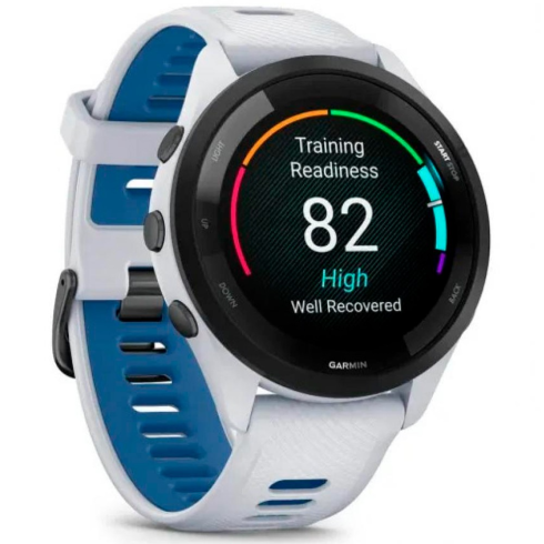 Смарт-часы Garmin Forerunner 265 бело-синие/силикон фото 2