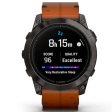 Смарт-часы Garmin Epix Gen 2 Pro 51 мм AMOLED сапфир/темный, кожа фото 6