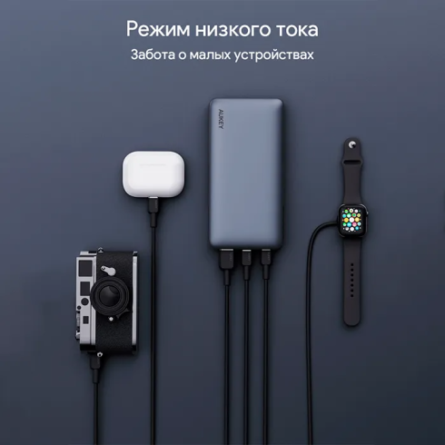 Внешний аккумулятор Aukey PB-Y43P Laptop Sprint X 130Вт 20000мАч Grey фото 4