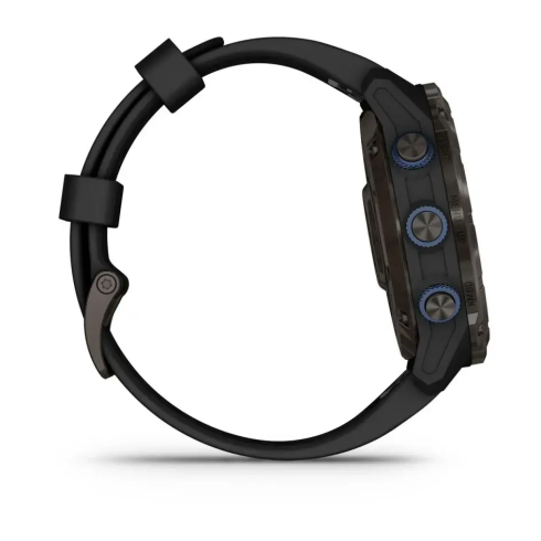 Смарт-часы Garmin Descent Mk3i 51 мм AMOLED сапфир/карбоново-серый DLC титан, черный силикон фото 12